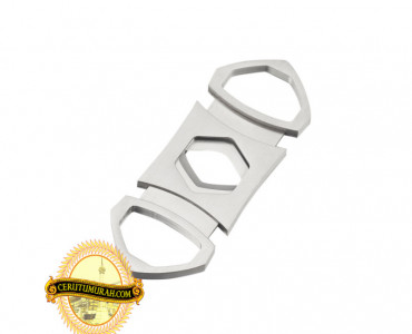THE HEX STAINLESS STEEL CIGAR CUTTER 56